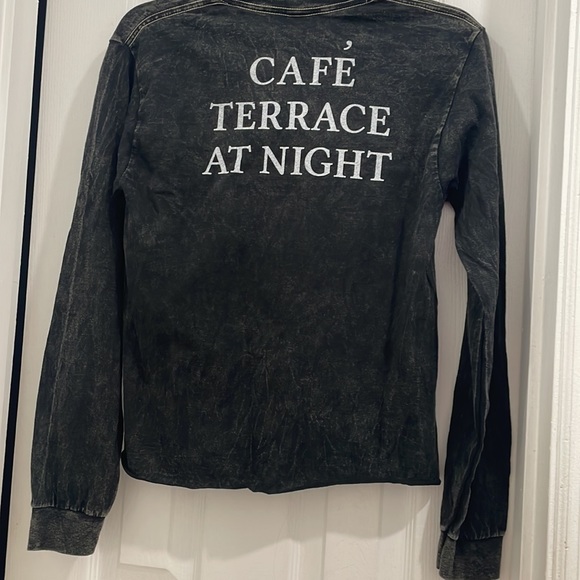 Vincent Van Gogh cafe painting with aliens by fifth sun size small 100% cotton - Picture 4 of 4